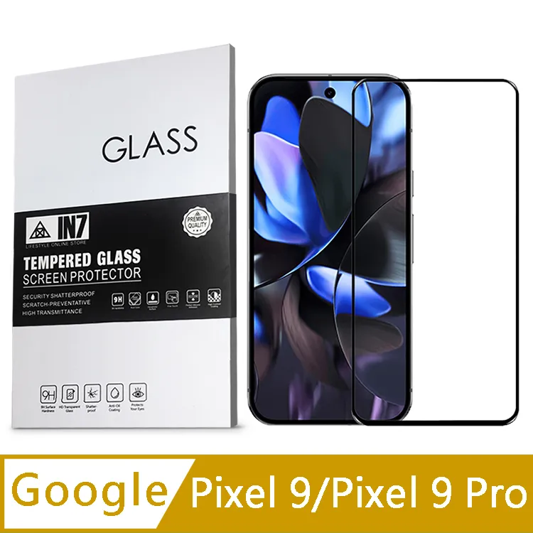 IN7 Google Pixel 7 (6.3吋) 高清 高透光2.5D滿版9H鋼化玻璃保護貼-黑色 歷史價格詳細信息