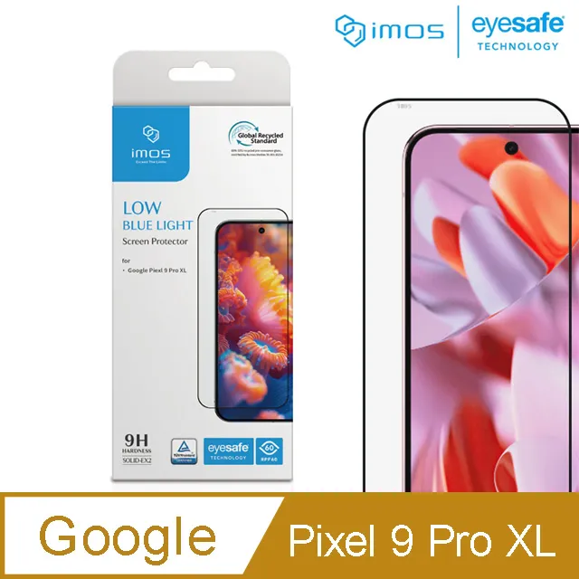 IMOS Google Pixel 9/9 Pro 德國萊因認證 RPF60低藍光螢幕保護貼 9H 瀘藍光玻璃貼 螢幕貼 歷史價格詳細信息
