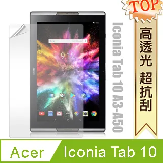 【高透光】Acer Iconia One 10 B3-A40 高清 亮面 耐刮 螢幕保護貼 保護膜 貼膜 手機膜 保護貼 歷史價格詳細信息