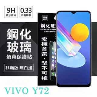 VIVO Y72 5G 鋼化玻璃貼 螢幕保護貼 玻璃膜 鋼化膜 保護膜 螢幕貼 歷史價格詳細信息