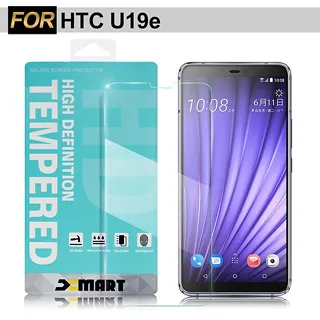 Xmart for HTC U11 EYES 超透滿版 2.5D 鋼化玻璃貼-黑色 歷史價格詳細信息