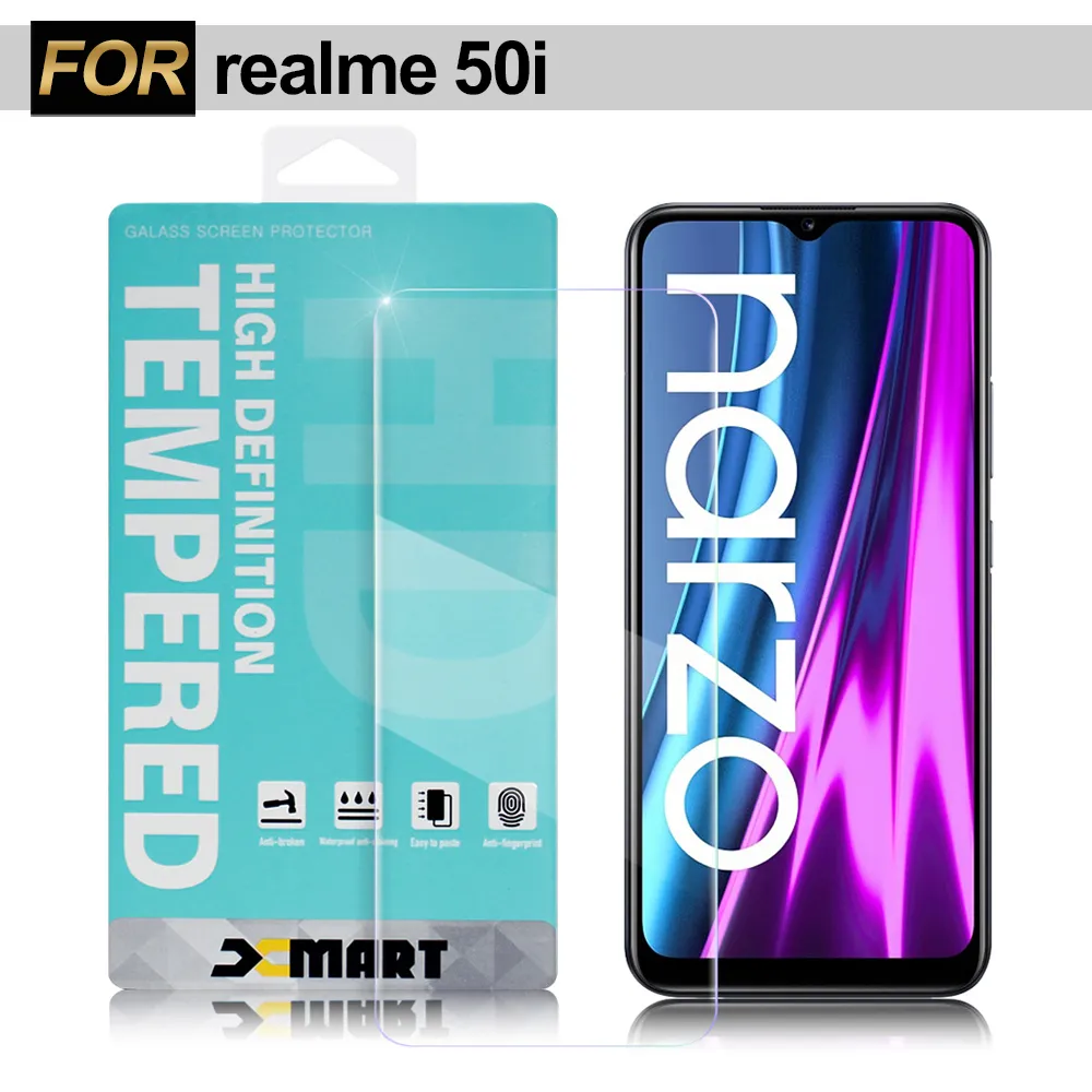 Xmart for realme 50i 薄型9H玻璃保護貼-非滿版 歷史價格詳細信息
