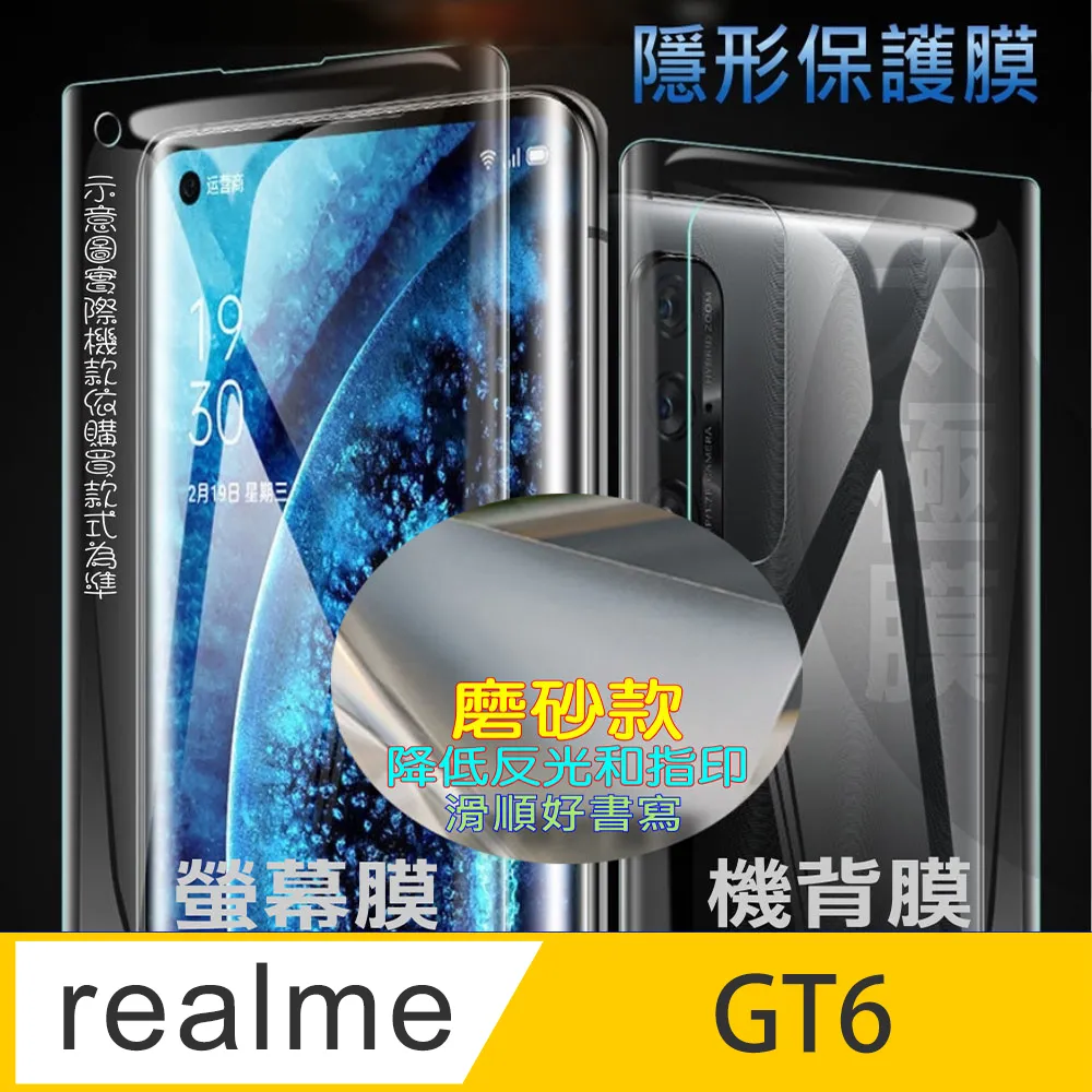 [太極定位柔韌膜] Realme GT6 螢幕保護貼/機背保護貼 歷史價格詳細信息