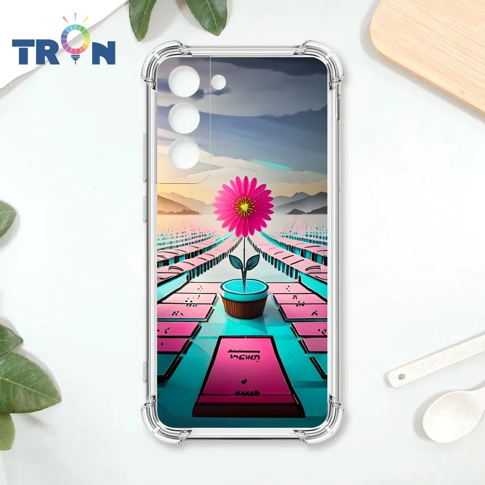 TRON 三星 S22 藍色漸層印度Henna幸運祝福圖騰 四角防摔殼 手機殼 歷史價格詳細信息