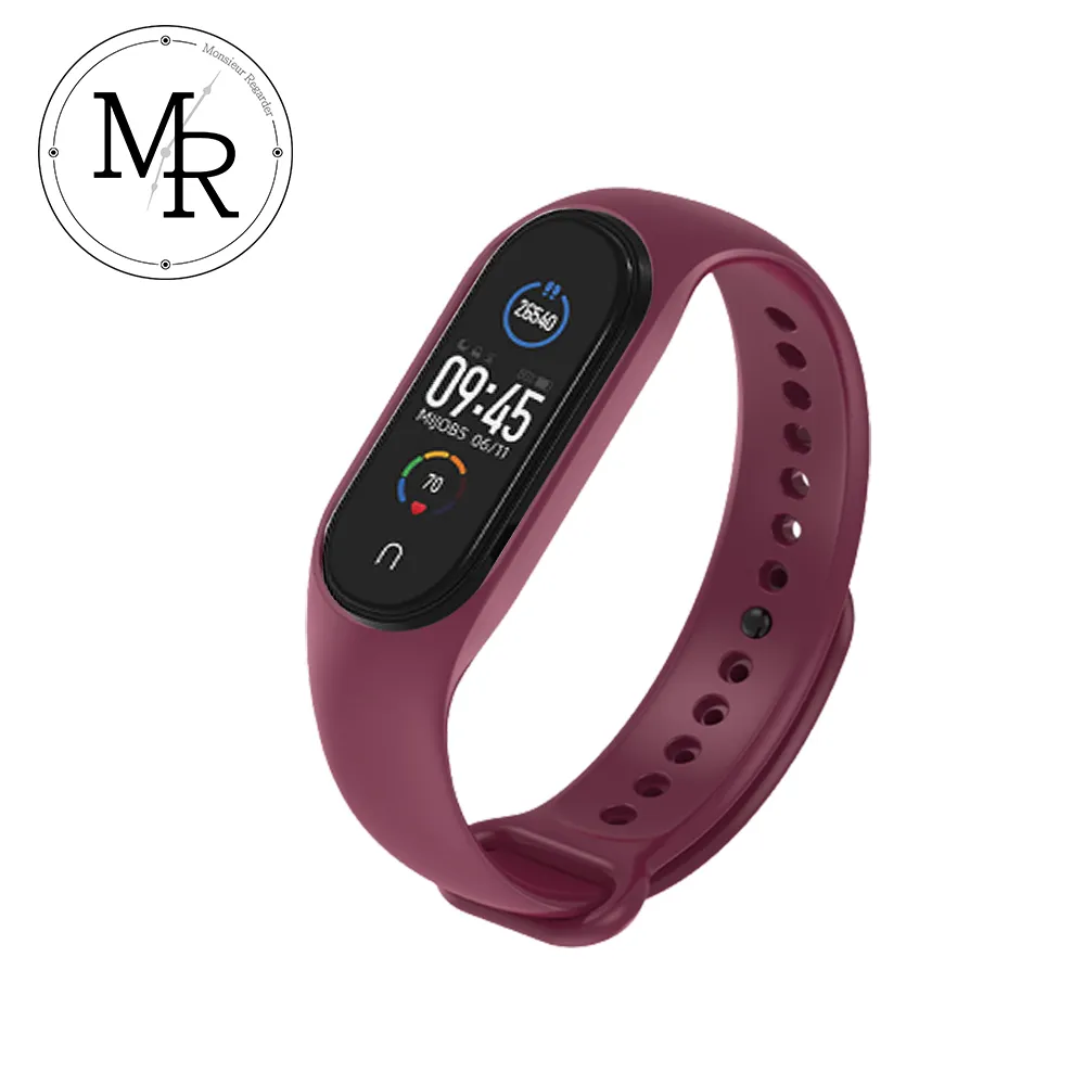 小米手環錶帶 5 6 7通用替換錶帶 智能手環錶帶 彩色矽膠錶帶 運動錶帶 防水防汗 素色腕帶 免安裝工具 歷史價格詳細信息