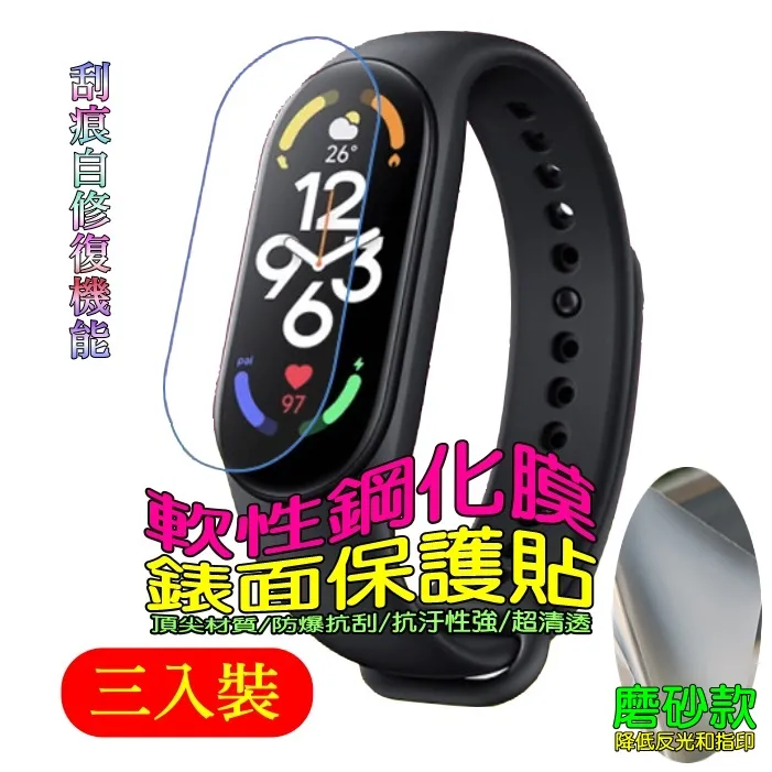 小米手環保護貼三代/四代/五代/六代/七代/八代 小米3/4/5/6/7/8 小米手環3/4/5/6/7/8TPU軟膜 歷史價格詳細信息