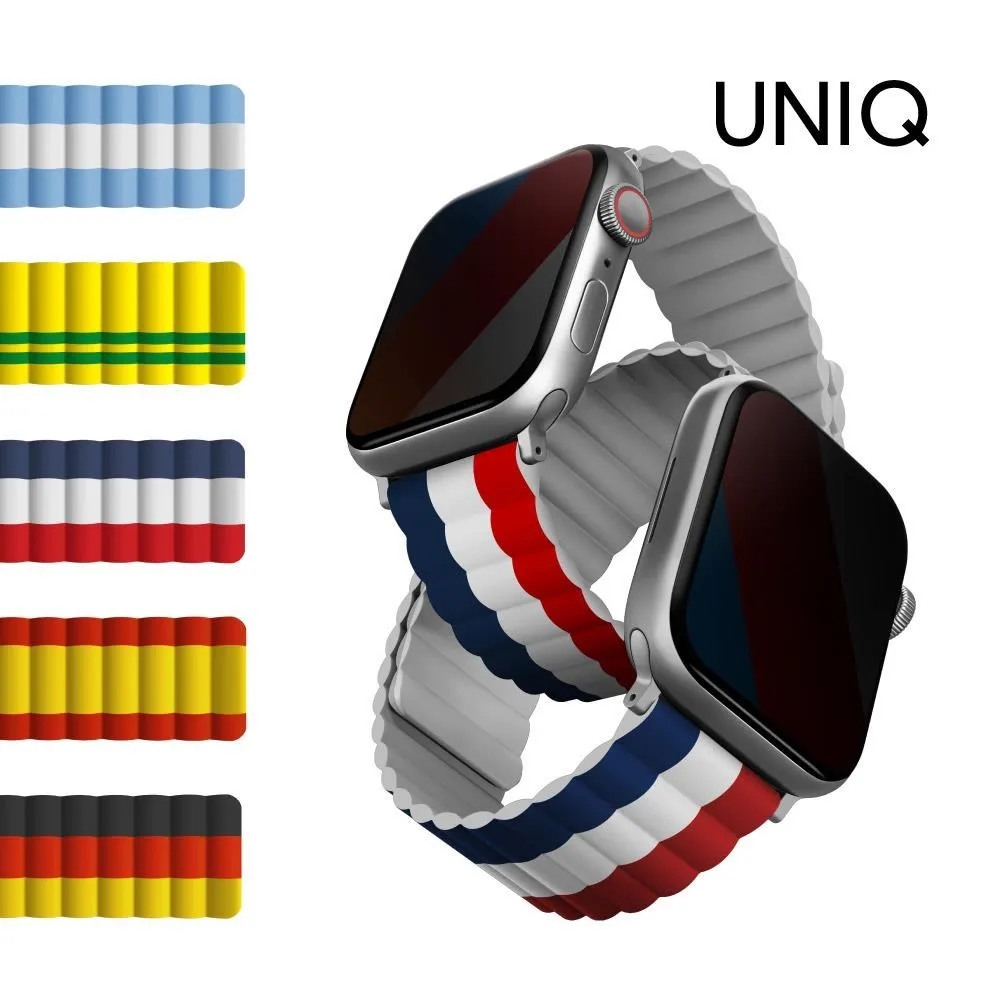 UNIQ Revix Apple Watch世足賽限定版 雙色矽膠磁吸錶帶 42/44/45/49mm共用款 歷史價格詳細信息