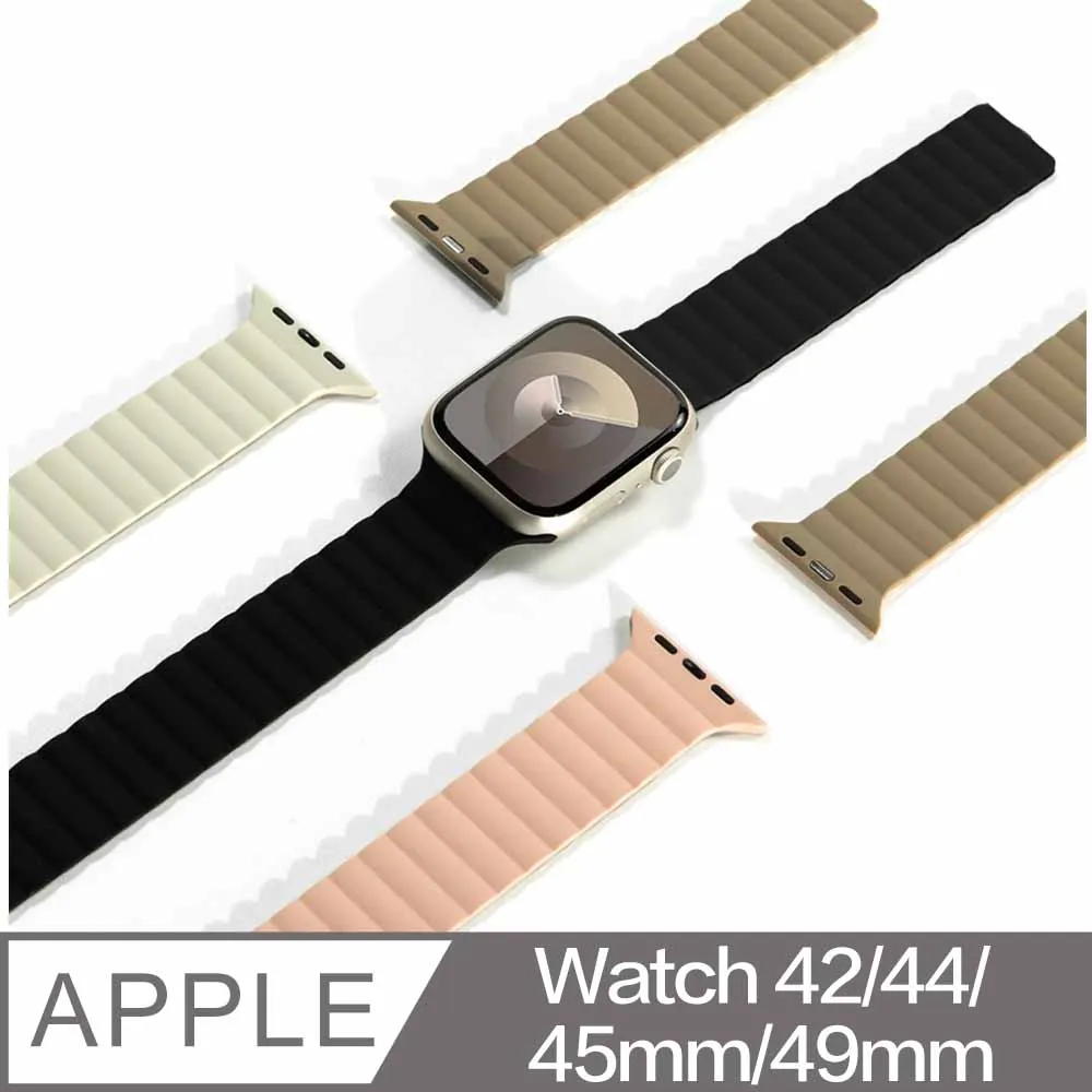 矽膠運動錶帶兼容 Apple Watch 44 毫米 45 毫米 49 毫米磁性表扣錶帶 iWatch 系列 Ultra 歷史價格詳細信息