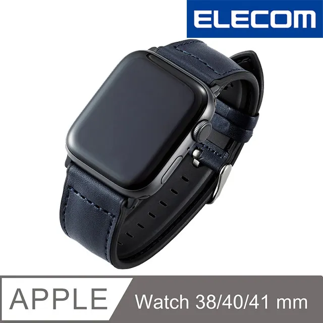 ELECOM 純素皮革錶帶Apple Watch 44/42mm 藍 歷史價格詳細信息