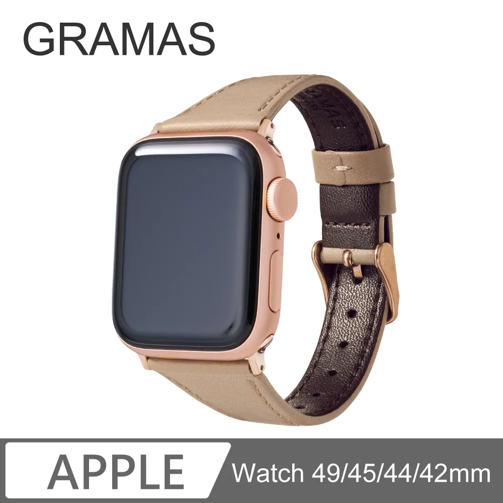 Gramas Apple Watch 42/44/45mm 莫蘭迪仕女真皮錶帶-酒紅 歷史價格詳細信息