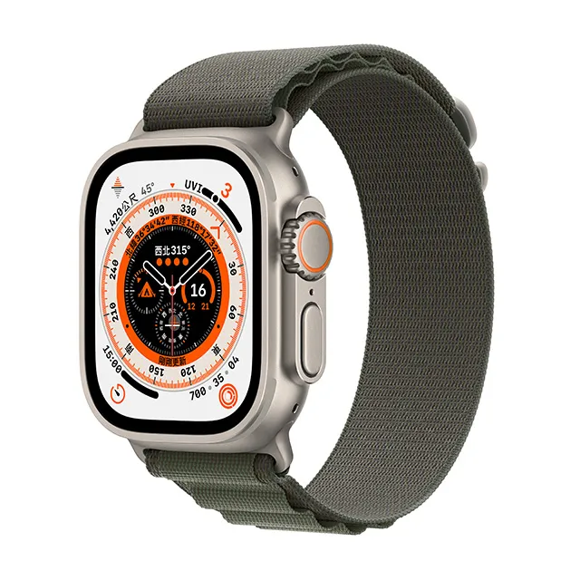 Apple Watch Ultra GPS + Cellular, 49mm Titanium Case Green Alpine Loop - Medium 歷史價格詳細信息