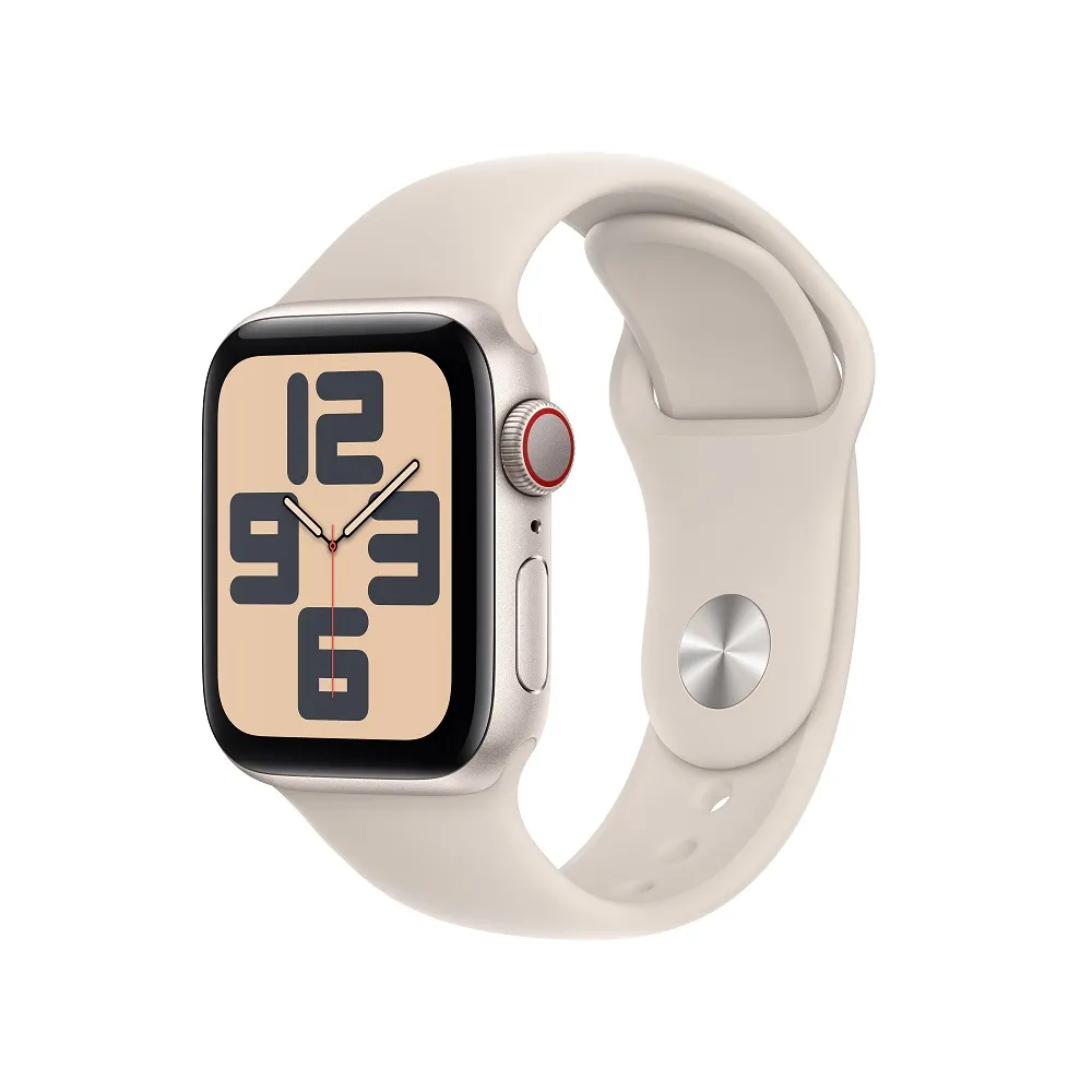 Apple Watch SE GPS + Cellular, 44mm Gold Aluminium Case with Starlight Sport Band - Regular 歷史價格詳細信息