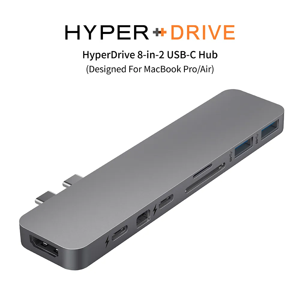 HyperDrive 6-in-2 USB-C Hub-太空灰 歷史價格詳細信息