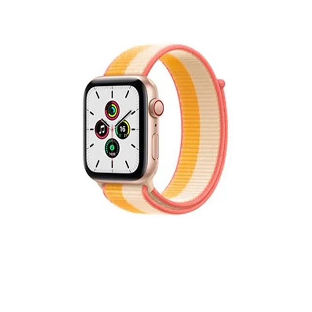 Apple Watch SE GPS + Cellular, 44mm Gold Aluminium Case with Starlight Sport Band - Regular 歷史價格詳細信息