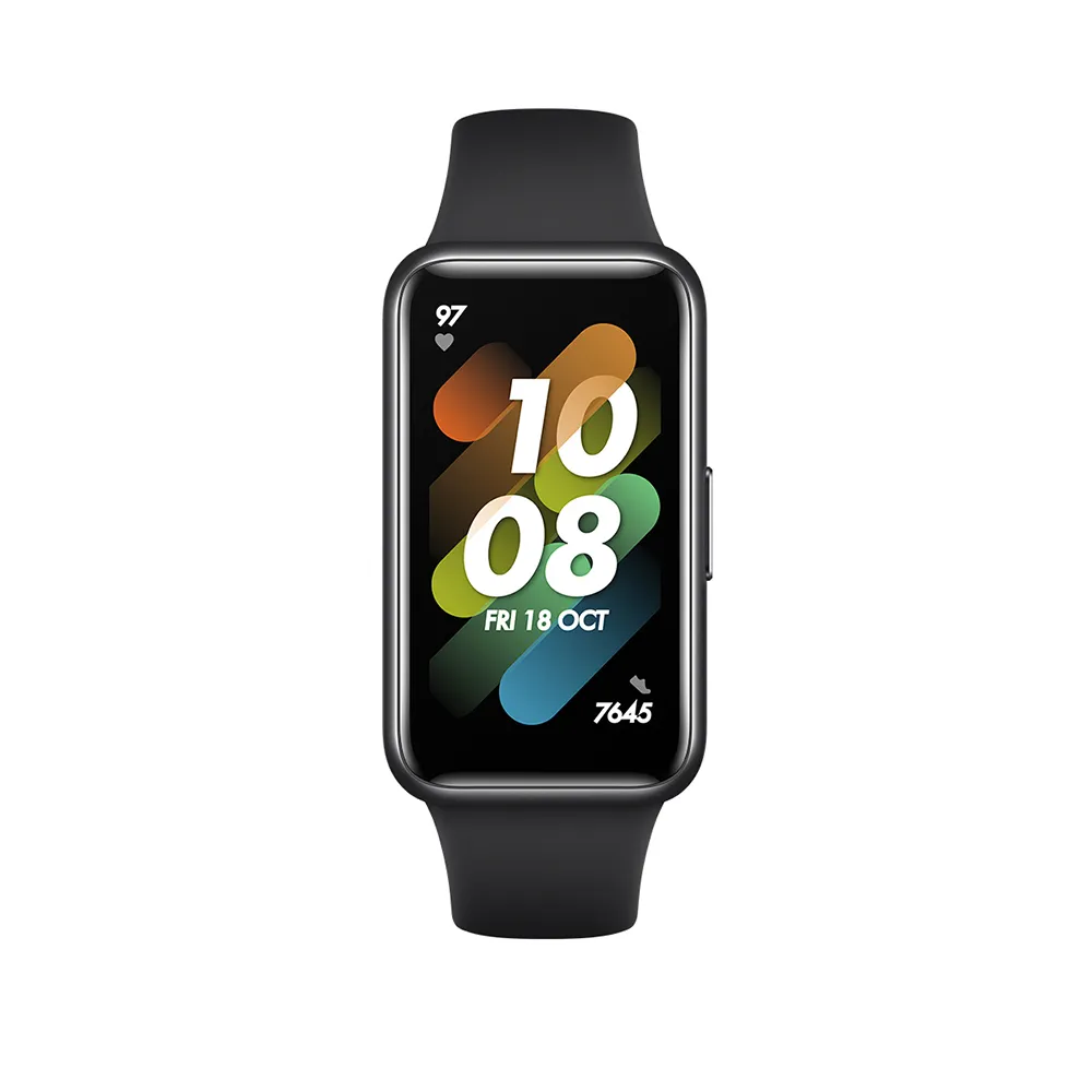 HUAWEI Band 7 健康智慧手環【曜石黑】【星雲粉】【烈焰紅】【原野綠】【穿戴裝置】 歷史價格詳細信息