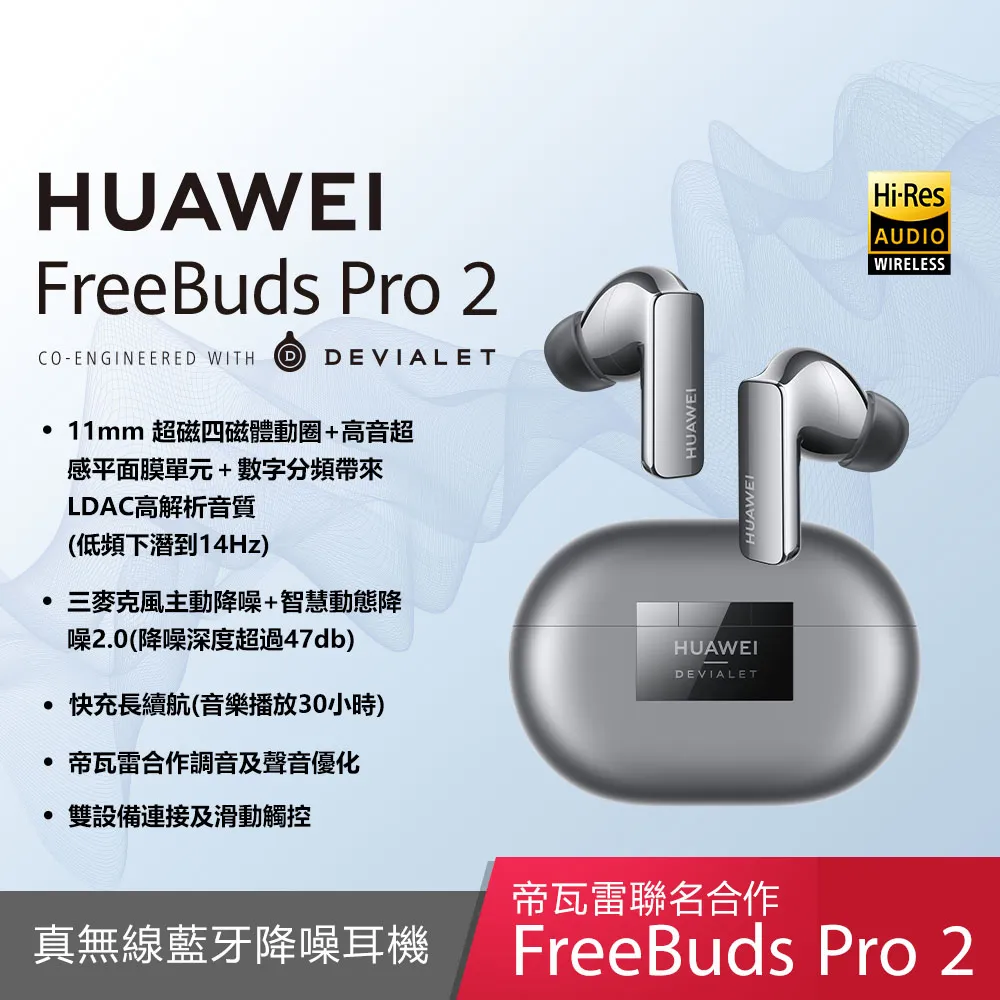 HUAWEI FreeBuds Pro 2 冰霜銀 歷史價格詳細信息
