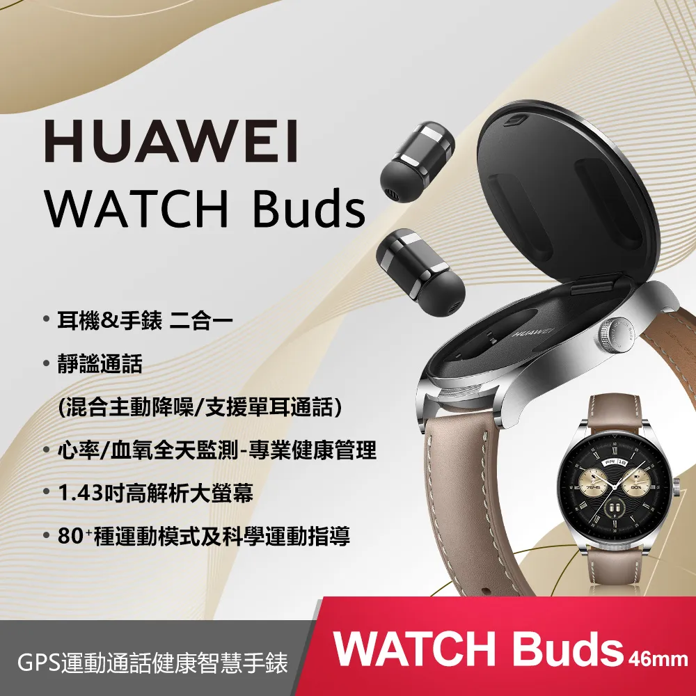 HUAWEI WATCH Buds 【預購】【贈原廠6豪禮】【蝦幣10%回饋】【華為官方旗艦店】 歷史價格詳細信息