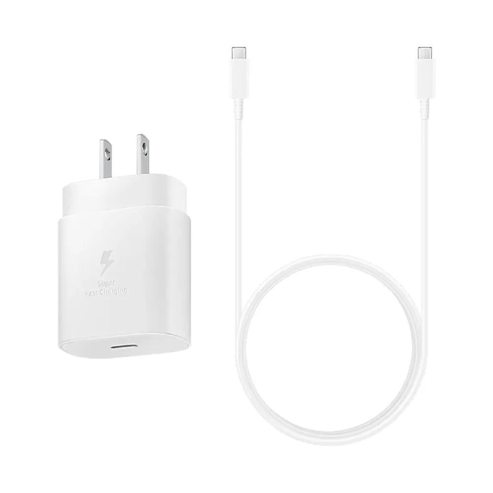 SAMSUNG 25W 快充旅充組 Type C 白 歷史價格詳細信息