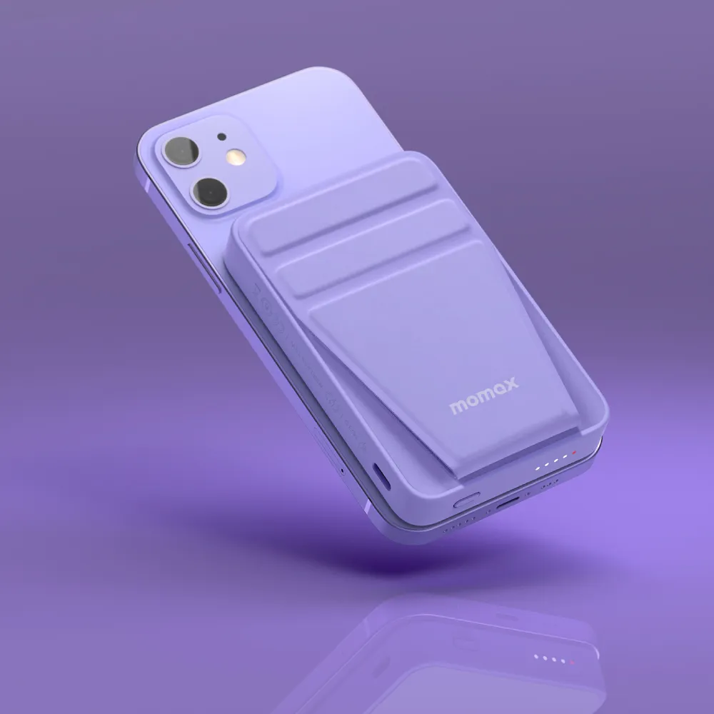 Momax Q.Mag Power 9 磁吸無線充行動電源5000mAh(附支架)IP109-藍 歷史價格詳細信息