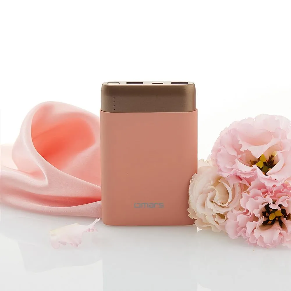 【Omars】炫彩系行動電源-晚霞粉PD20W+QC3.0快充10000mAh 歷史價格詳細信息
