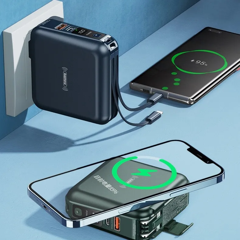 REMAX QC3.0+PD3.0無界 四合一行動電源+充電器 15000mAh RPP-20 歷史價格詳細信息