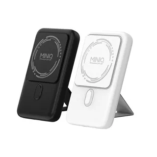 【MINIQ】15W磁吸式Magsafe/自帶立架/雙孔無線 急速快充行動電源(台灣製造) 歷史價格詳細信息