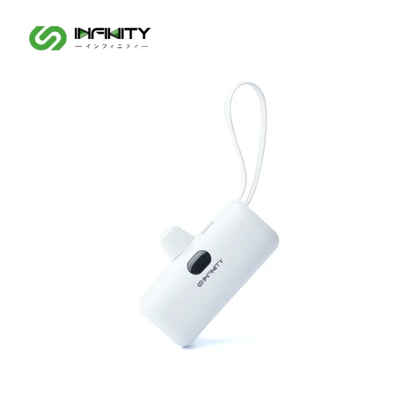 日本INFINITY 直插行動電源帶線款 Apple插頭 自帶Type C線 12W快充 藍色款 歷史價格詳細信息