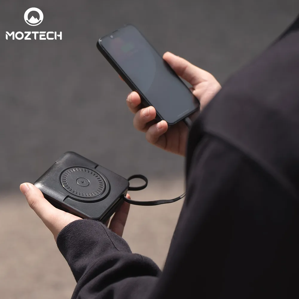【MOZTECH】萬能充Pro 多功能五合一 行動充電器 / 行動電源 (紳士黑) 化學原宿 歷史價格詳細信息