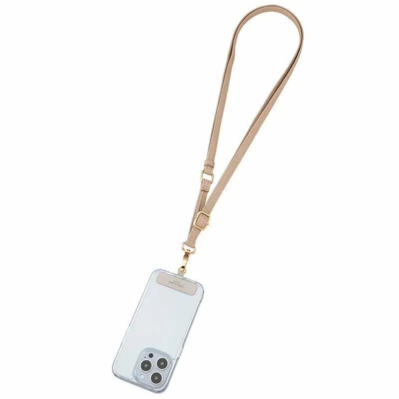 Gramas 仕女皮革手機吊繩 手機繩 手機掛繩 手機揹帶 PU皮革 可調節 不鏽鋼 金屬扣環 典雅 柔和 時尚 三色 歷史價格詳細信息