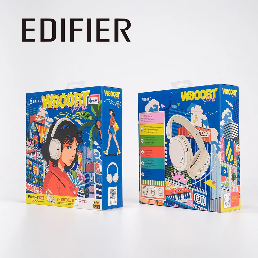 EDIFIER  W800BT Pro 無線降噪耳罩耳機 漫畫版 歷史價格詳細信息