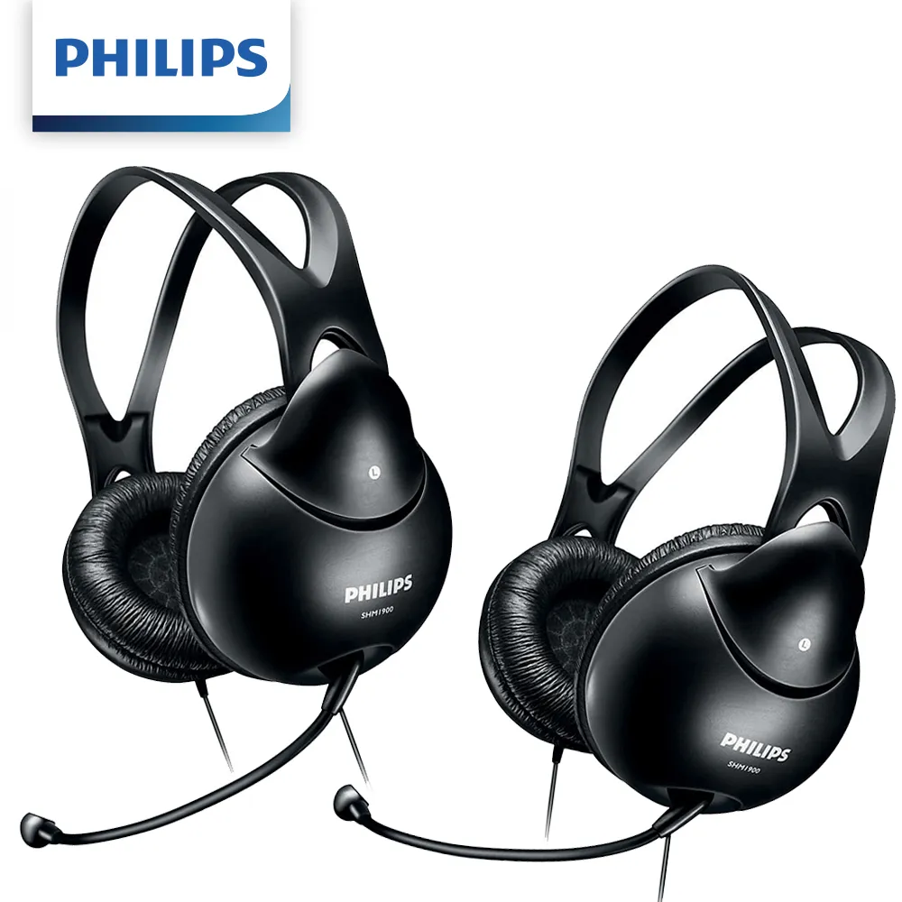 【Philips 飛利浦】頭戴式電腦耳機麥克風 SHM1900 (6入組) 歷史價格詳細信息