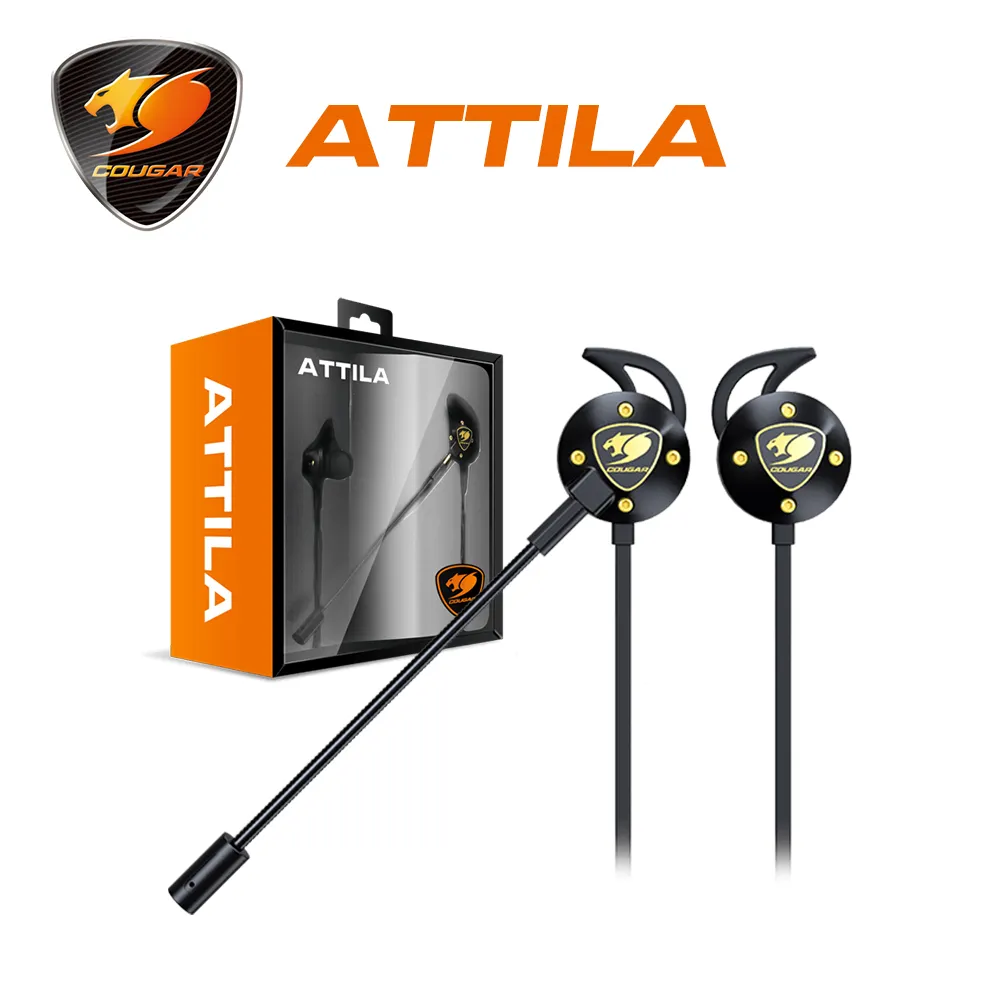Cougar 美洲獅 ATTILA 耳塞式耳機 雙麥克風/40mm鍍鈦振膜/超輕量設計/耳殼結構 歷史價格詳細信息