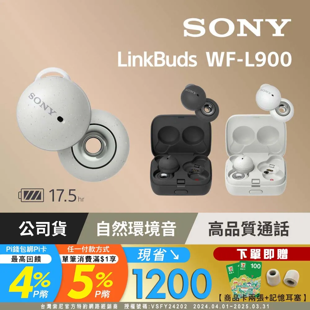 SONY WF-L900 LinkBuds環狀開放式真無線藍牙耳機 歷史價格詳細信息
