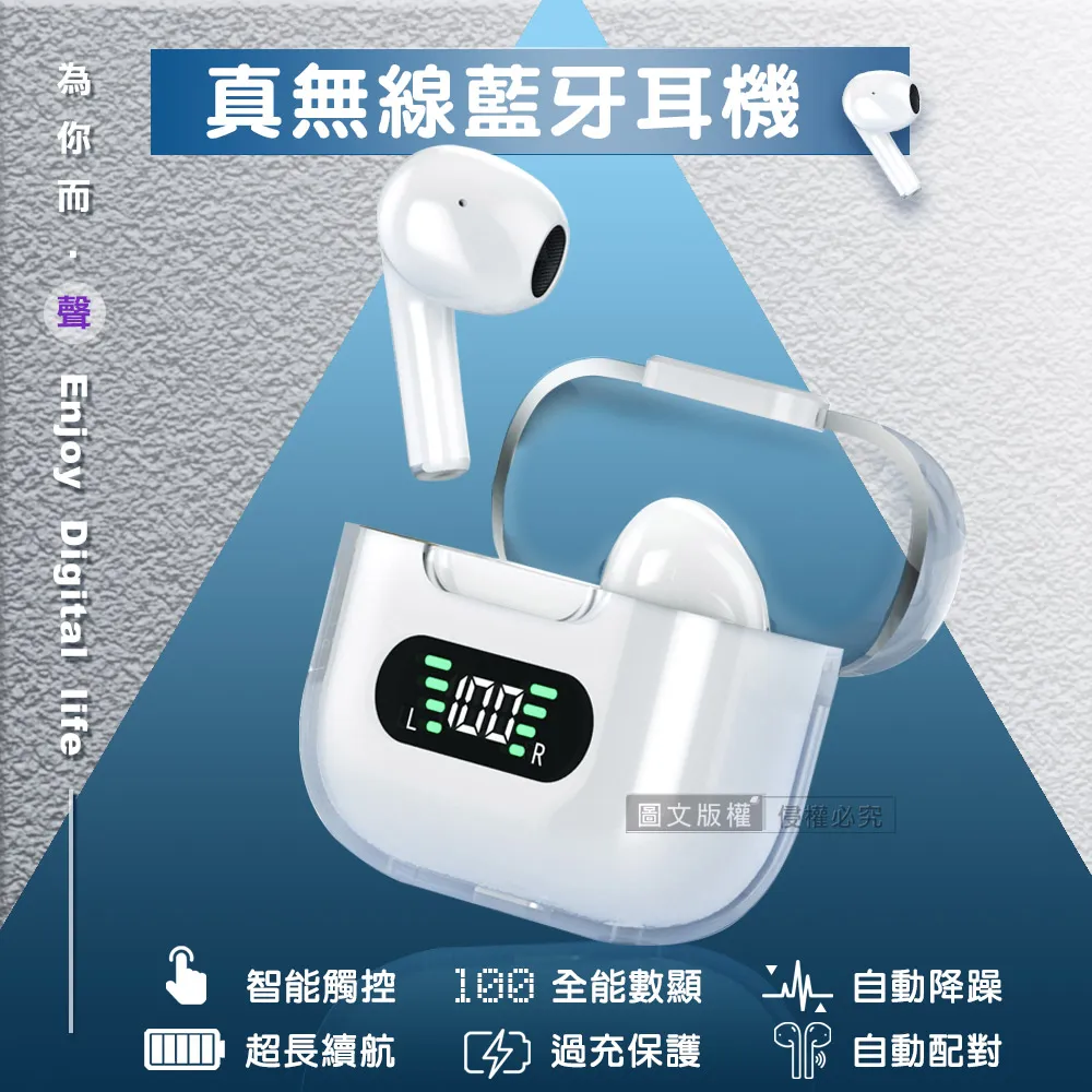 真無線藍牙耳機半入耳式2024年新款男女超長續航大電量高音質降噪 歷史價格詳細信息