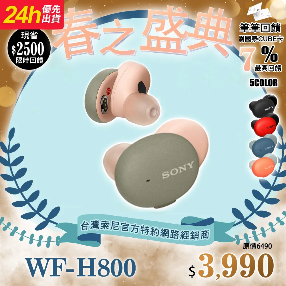 SONY WF-H800 h.ear in 3 真無線 藍牙耳機 歷史價格詳細信息