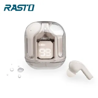 RASTO RS62 日系設計電量顯示真無線5.3藍牙耳機 歷史價格詳細信息