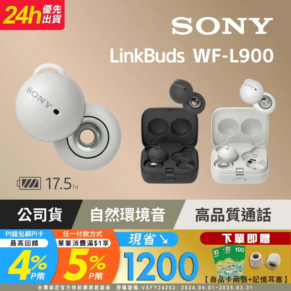 SONY WF-L900 LinkBuds環狀開放式真無線藍牙耳機 歷史價格詳細信息