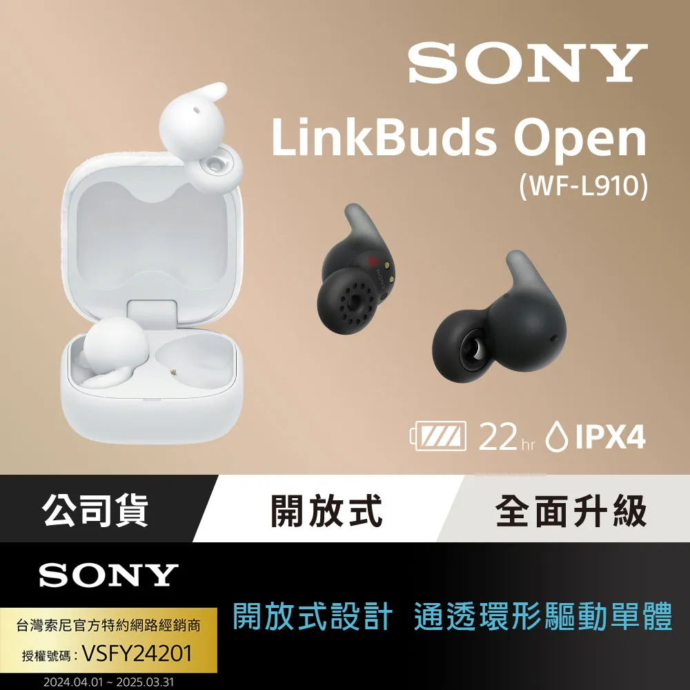 SONY LinkBuds Open 開放式真無線耳機 WF-L910 歷史價格詳細信息