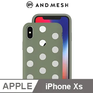 日本AndMesh QQ網點軟質防撞保護套-iPhone Xs Max 泥綠色 歷史價格詳細信息