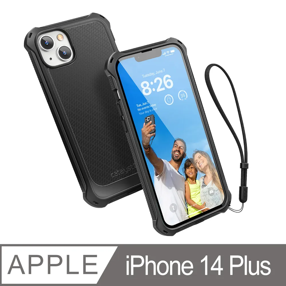 catalyst iPhone14 Plus (2顆鏡頭) 6.7吋專用 IP68防水軍規防震防泥超強保護殼 ●黑 歷史價格詳細信息
