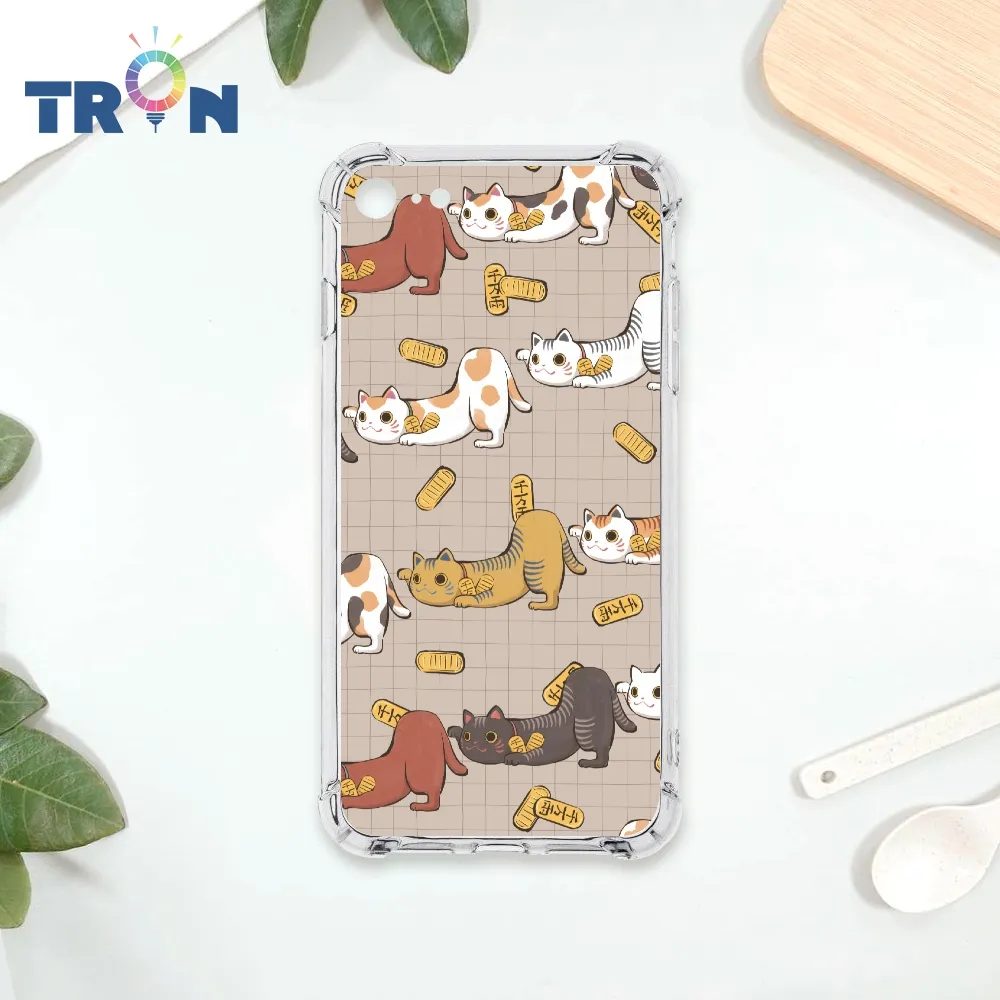 TRON IPhone 7/8/SE2 俄羅斯方塊招財貓-O型滾動  載具 四角防摔殼 手機殼 歷史價格詳細信息