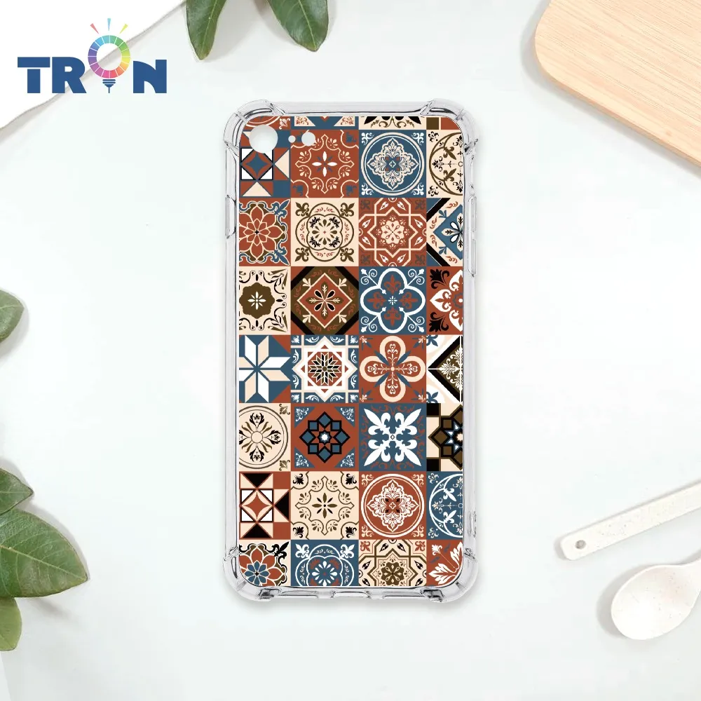 TRON IPhone 7/8/SE2 莫蘭迪色簡約格子A款 四角防摔殼 手機殼 歷史價格詳細信息