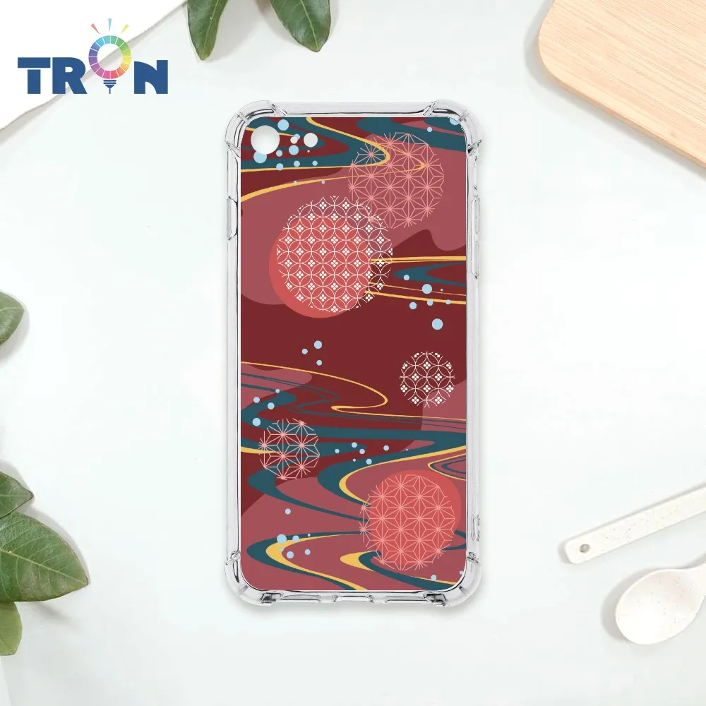 TRON IPhone 7/8/SE2 日系和風圓點流水紋系列 四角防摔殼 手機殼 歷史價格詳細信息