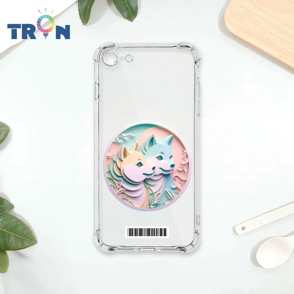 TRON IPhone 7/8/SE2 可愛紙雕浣熊 四角防摔殼 手機殼 歷史價格詳細信息