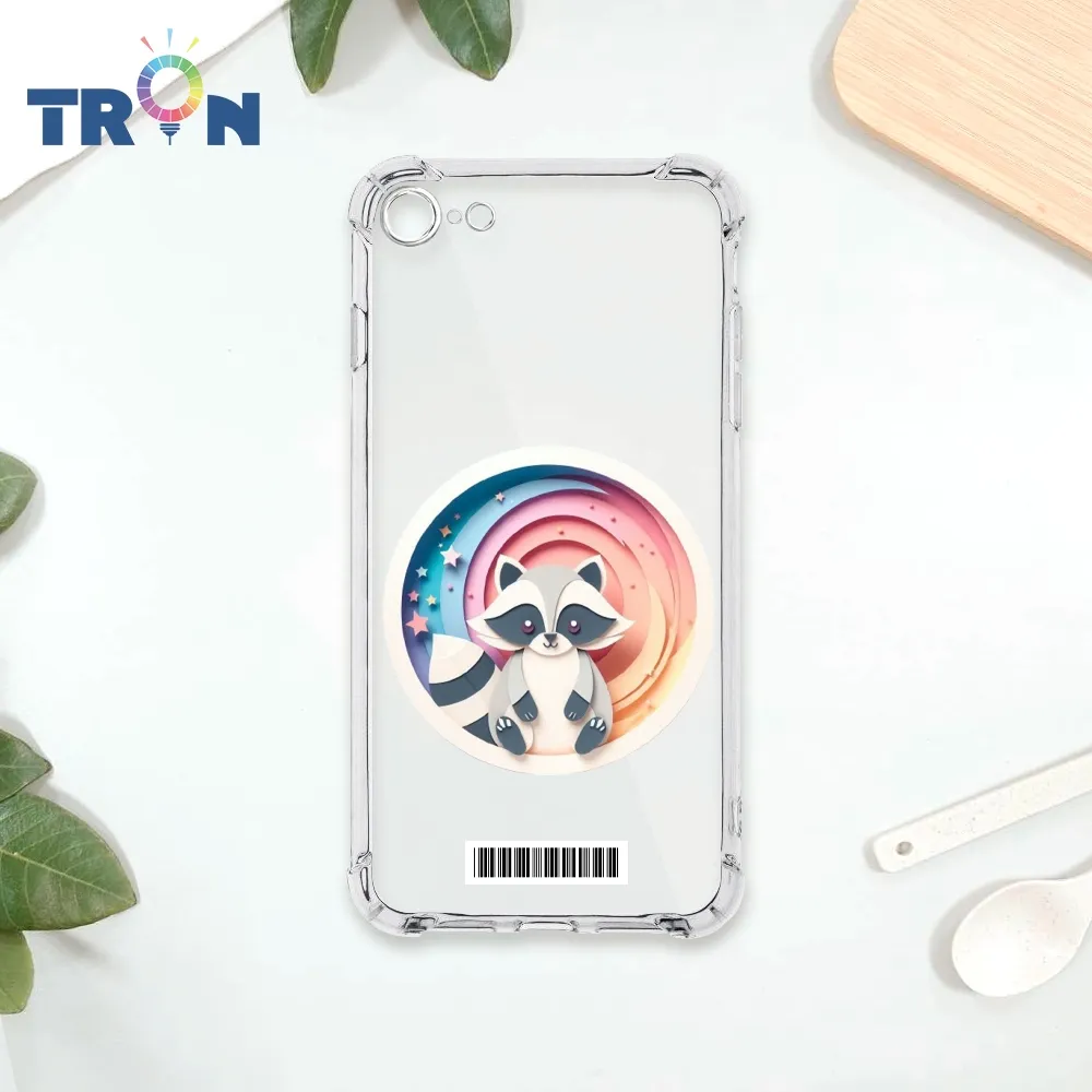 TRON IPhone 7/8/SE2 可愛紙雕浣熊 四角防摔殼 手機殼 歷史價格詳細信息