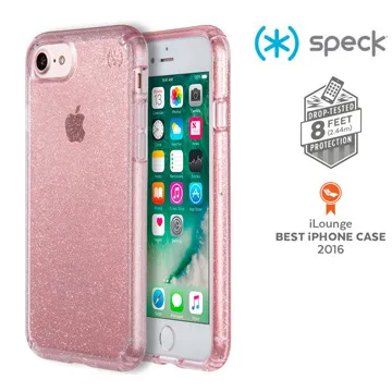 Speck Presidio Clear+Glitter iPhone X 透色+金色玻璃水晶防摔保護殼-透明 歷史價格詳細信息