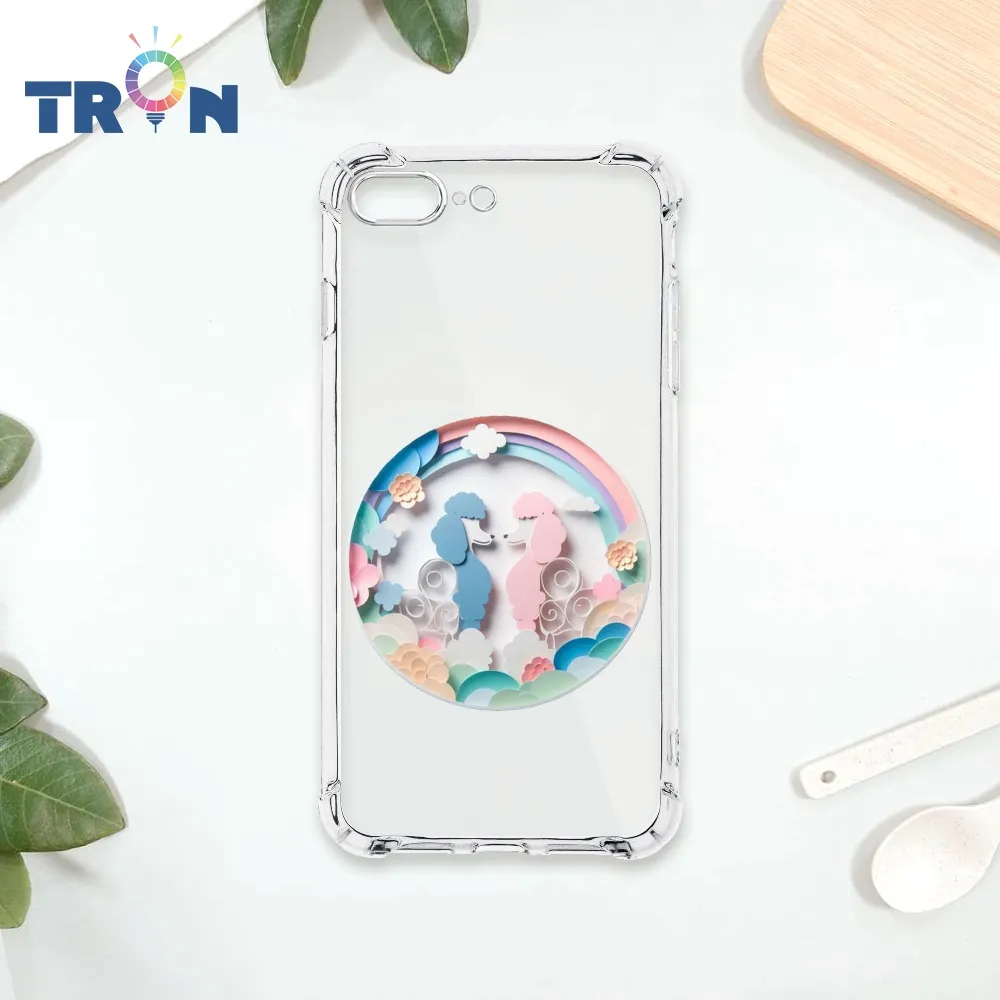 TRON IPhone 7/8 PLUS 可愛小動物樹下乘涼 四角防摔殼 手機殼 歷史價格詳細信息