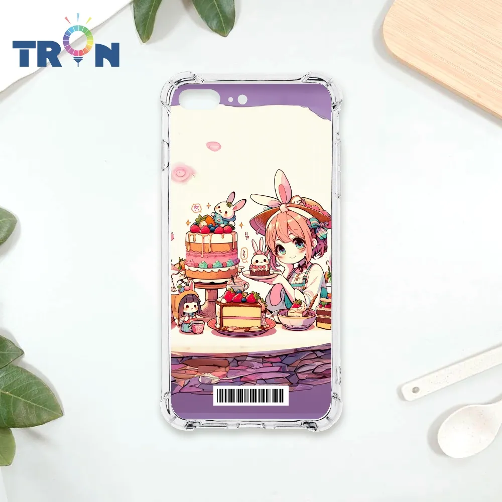 TRON IPhone 7/8 PLUS 兔子可愛動作排排系列  載具 四角防摔殼 手機殼 歷史價格詳細信息