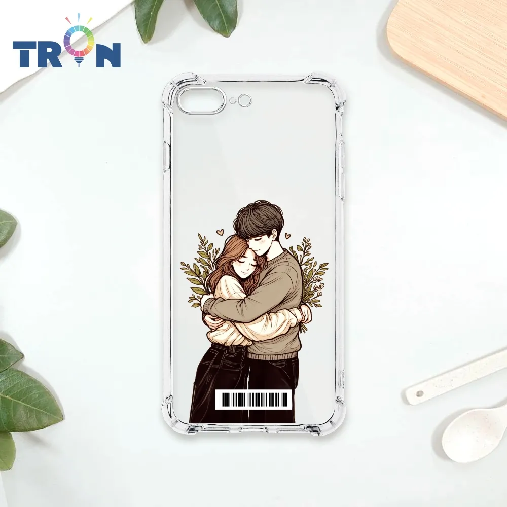 TRON IPhone 7/8 PLUS 情侶深情擁抱彩色背景系列  載具 四角防摔殼 手機殼 歷史價格詳細信息