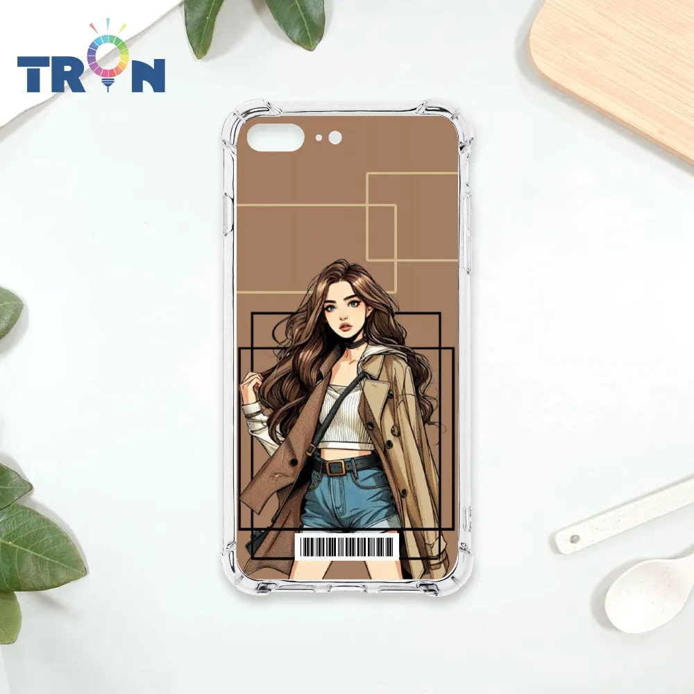 TRON IPhone 7/8 PLUS 雜誌風潮流女孩 四角防摔殼 手機殼 歷史價格詳細信息